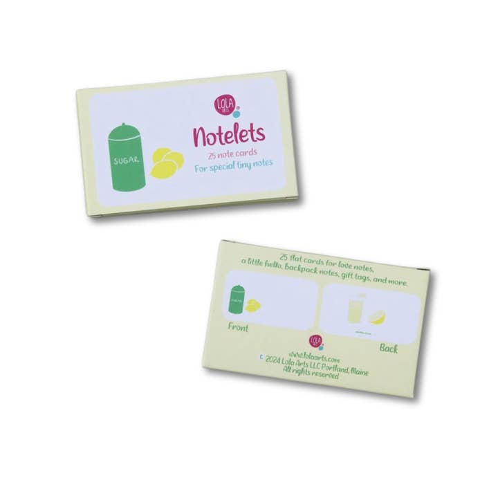Lola Arts – wholesale Stationery/notecard set – Notelets, tiny note card set13