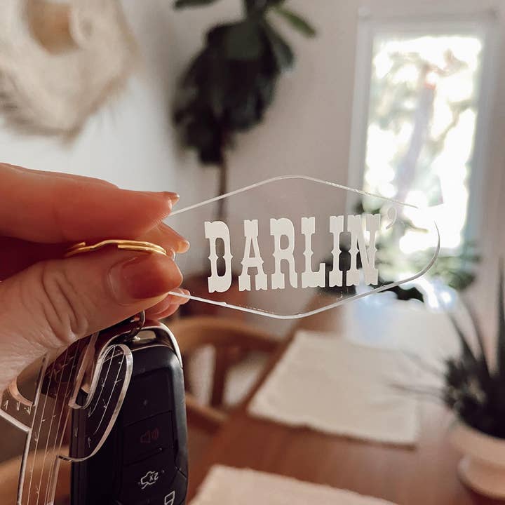 GoneWestDesigns - Wholesale Keychain - Unisex - Darlin' Keychain Western Keychains Western Accessory
