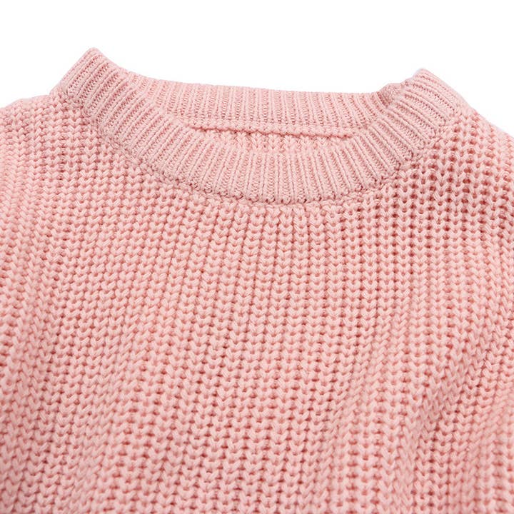 Little Trendy - Wholesale Knit Sweater - Kids - Children's knitted sweaters baby solid color soft sweater1