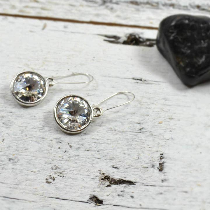 Sela+Sage - Wholesale Dangle Earrings - Floating Crystal Earrings