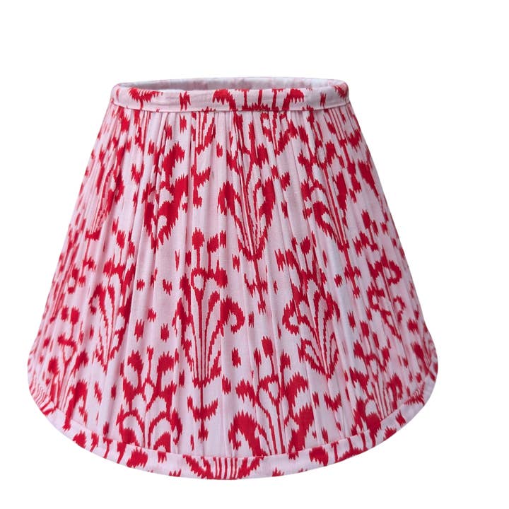 LNH EDIT - Wholesale Lamp Shade - Jaipur Red Empire Pleated Lampshade3