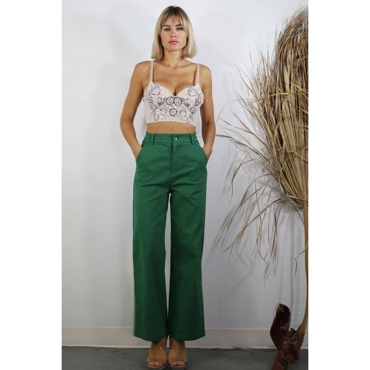 NUDE RHINESTONE BUSTIER for wholesale on Faire6