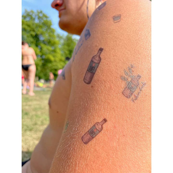 Fashion Drinks - Venta al por mayor Tatuajes temporales - Air | Tatuajes adhesivos sostenibles4