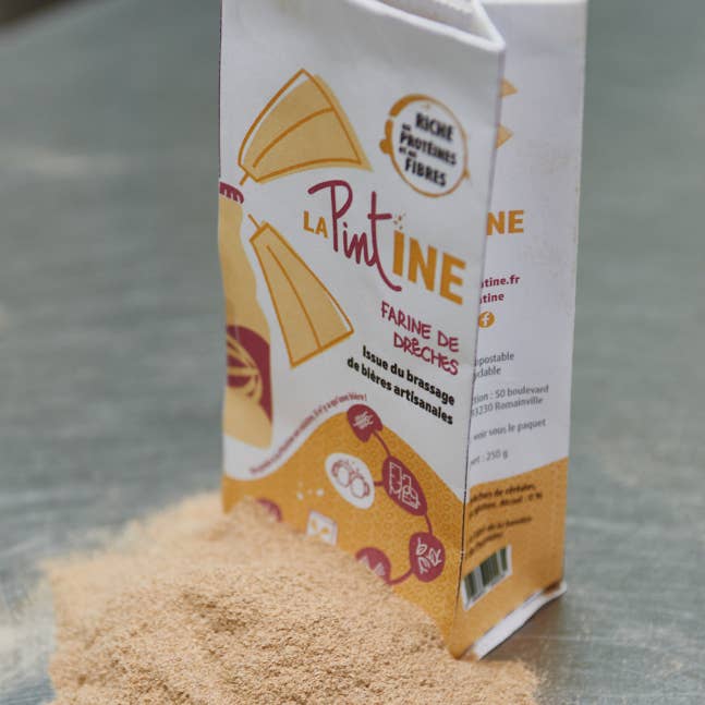 Original Pintine spent grain flour for wholesale on Faire1