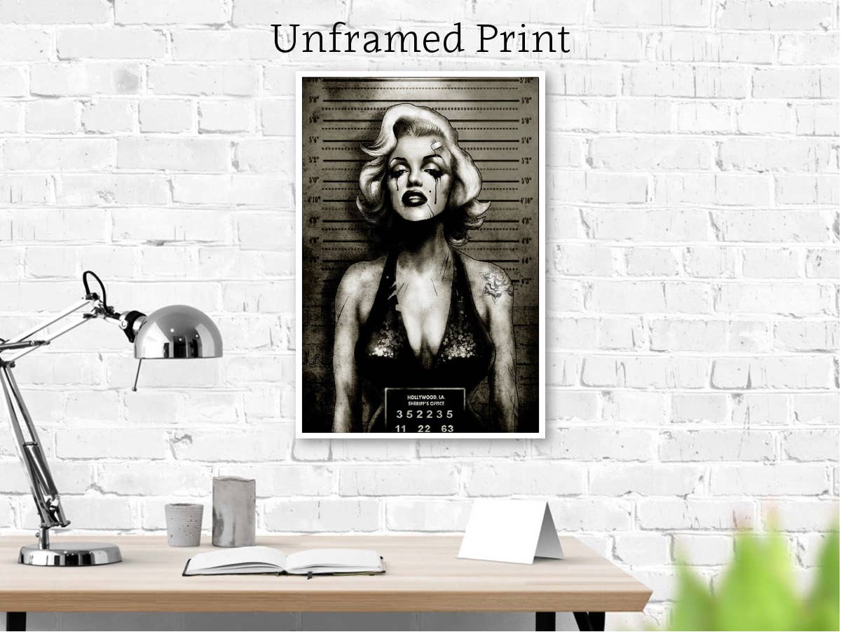 Black Market Art – Großhandel Kunstdruck – Monroe Mugshot - Kunstdruck5