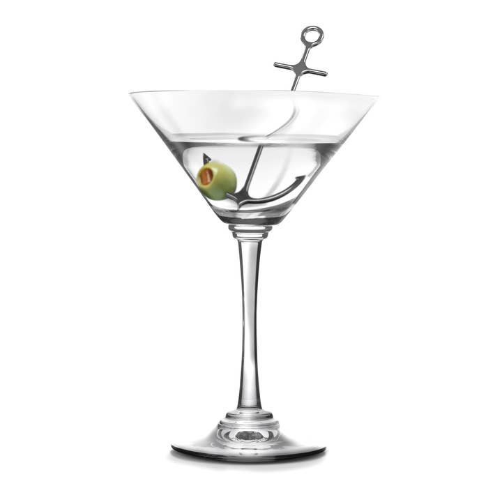 Fred & Friends - Wholesale Cocktail Pick - ANCHORED - Cocktail Picks - Set of 6
