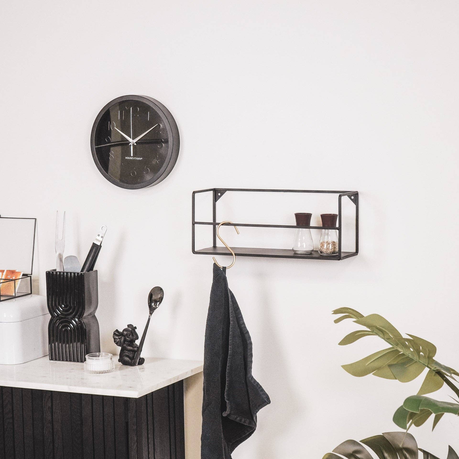 Housevitamin bv - Wholesale Wall Hook - S-Hooks - Metal - Gold -  Set van 6 - 11x6x1cm4