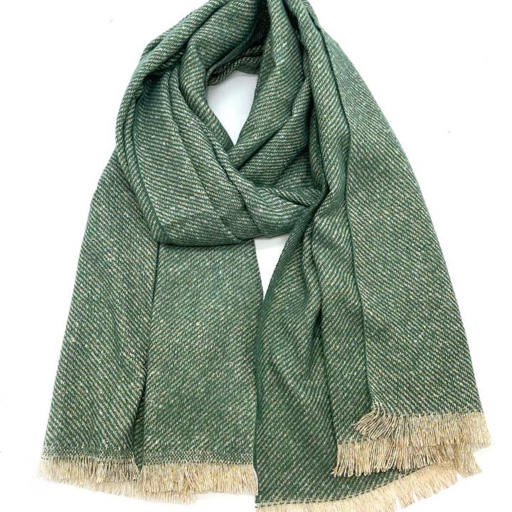 LINETA - Wholesale Scarf - Women's - HH-335 Plain scarf with lurex6