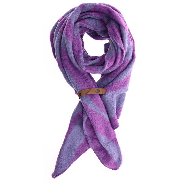 Scarf Fem Zebra Lilac for wholesale by LOT83