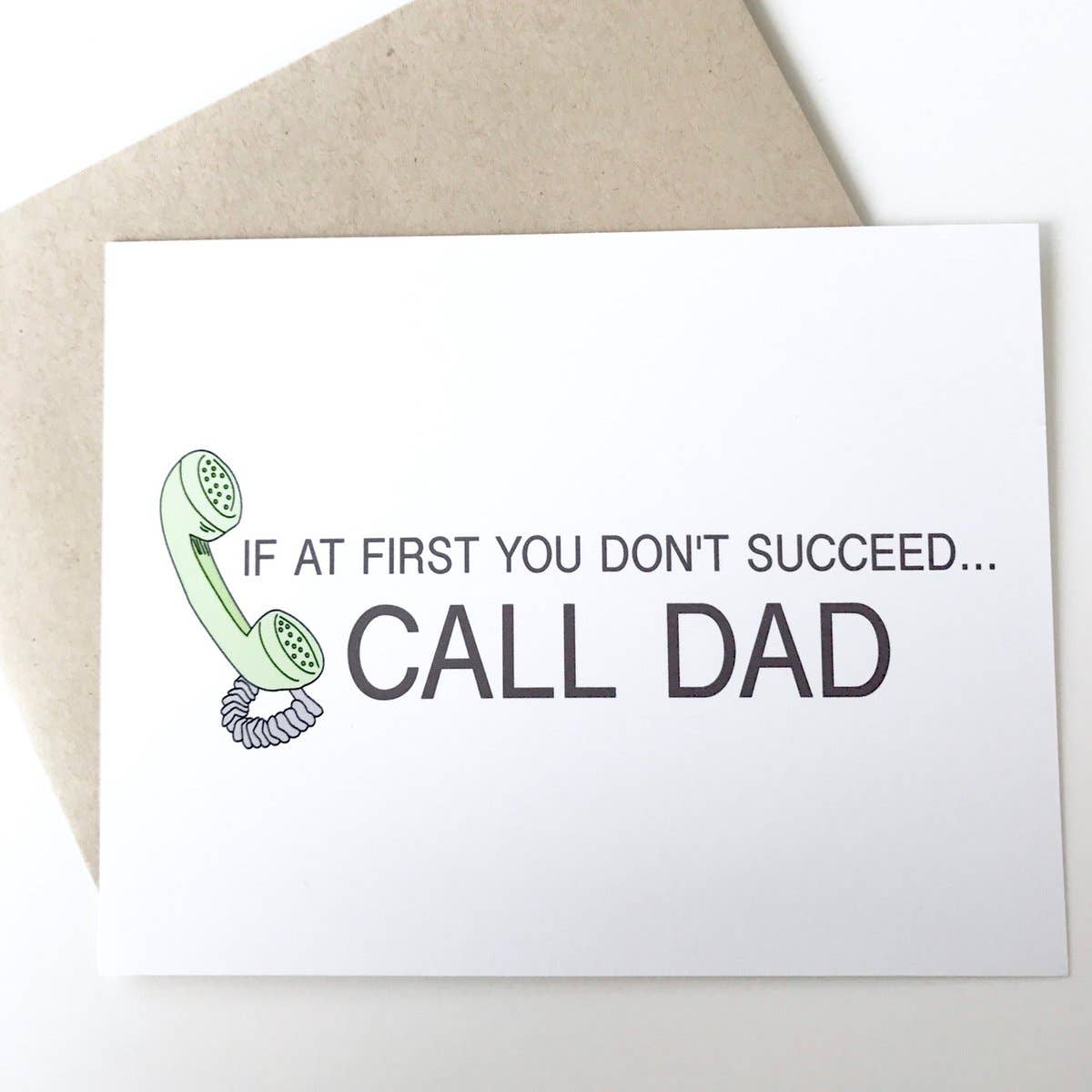 PAGEFIFTYFIVE - Wholesale Father's Day Card - Call Dad Card2