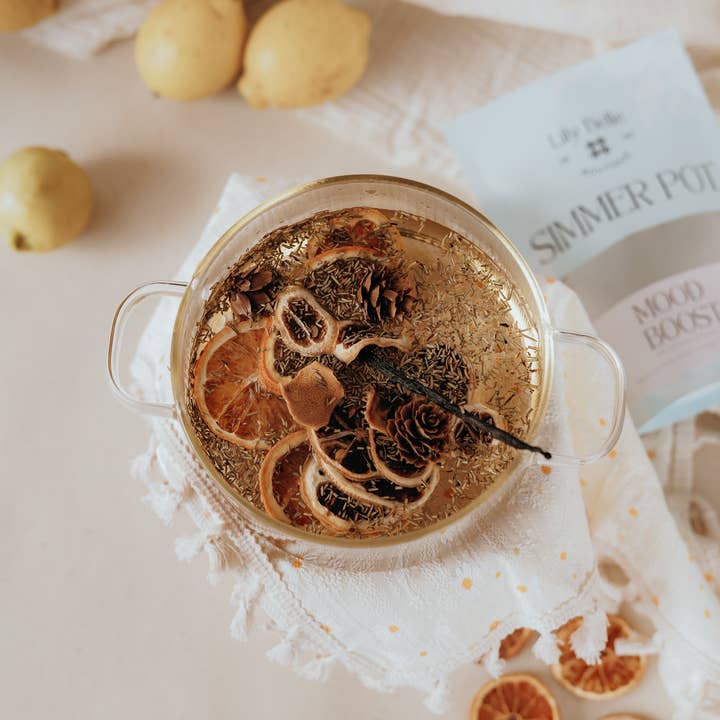 Lily Belle Boutique - Wholesale Potpourri - Mood Boost Simmer Pot | Lemon Orange Rosemary Vanilla3
