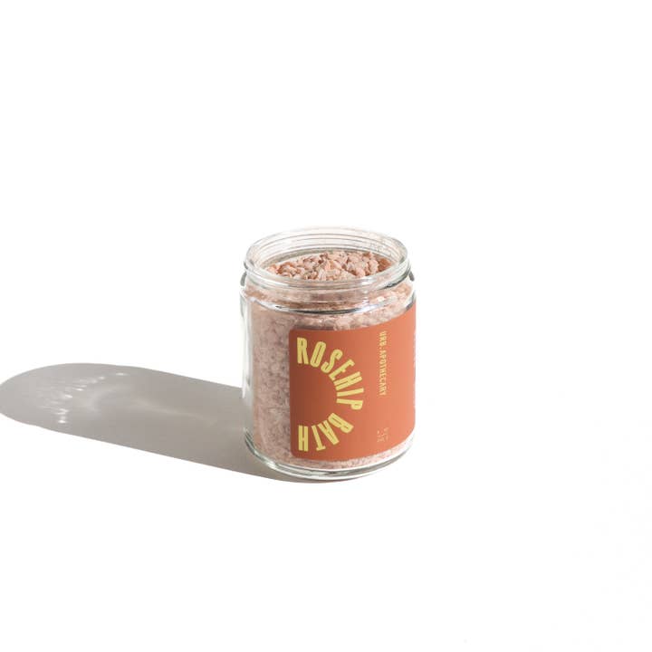 URB APOTHECARY - Wholesale Bath Soak/Milk - ROSEHIP BATH - COLOR THERAPY MINERAL SALT BATH