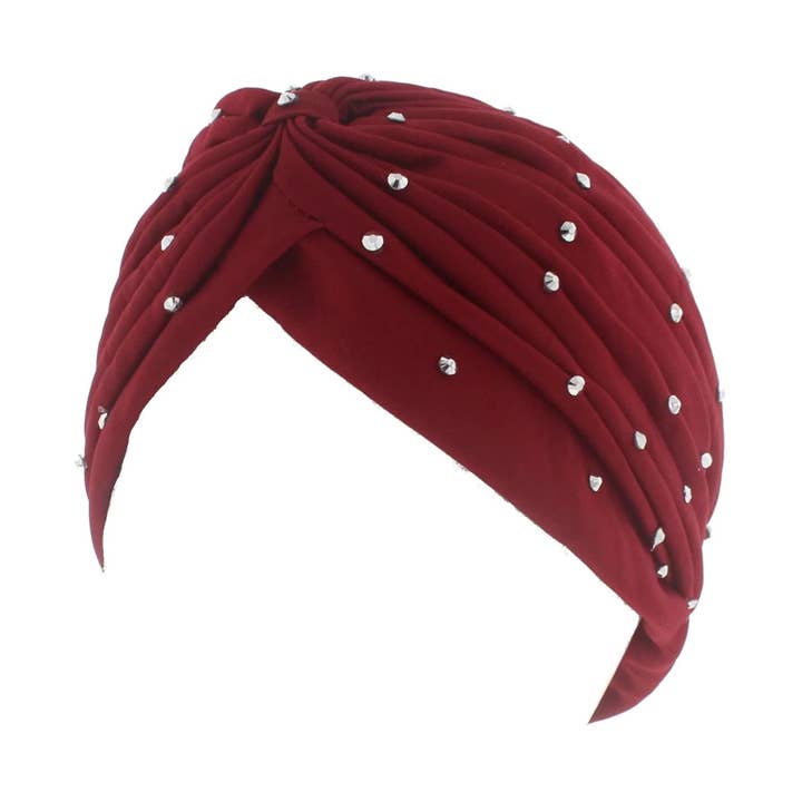 Topkids Accessories - Wholesale Sleep Cap / Bonnet - Women's - Hair Turban Head Wrap Sleep Cap Bonnet Hair Scarf Hairwrap Turbans Stretchy Elastic Hair Towel Chemo Hat Women's Fashion Turbans Women Ladies