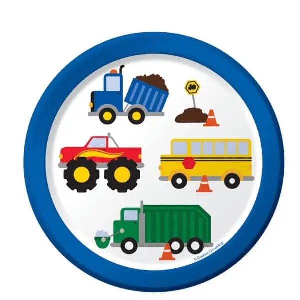 Party Expo, LLC - Wholesale Dinner Plate - Value Traffic Jam 7" Plate0