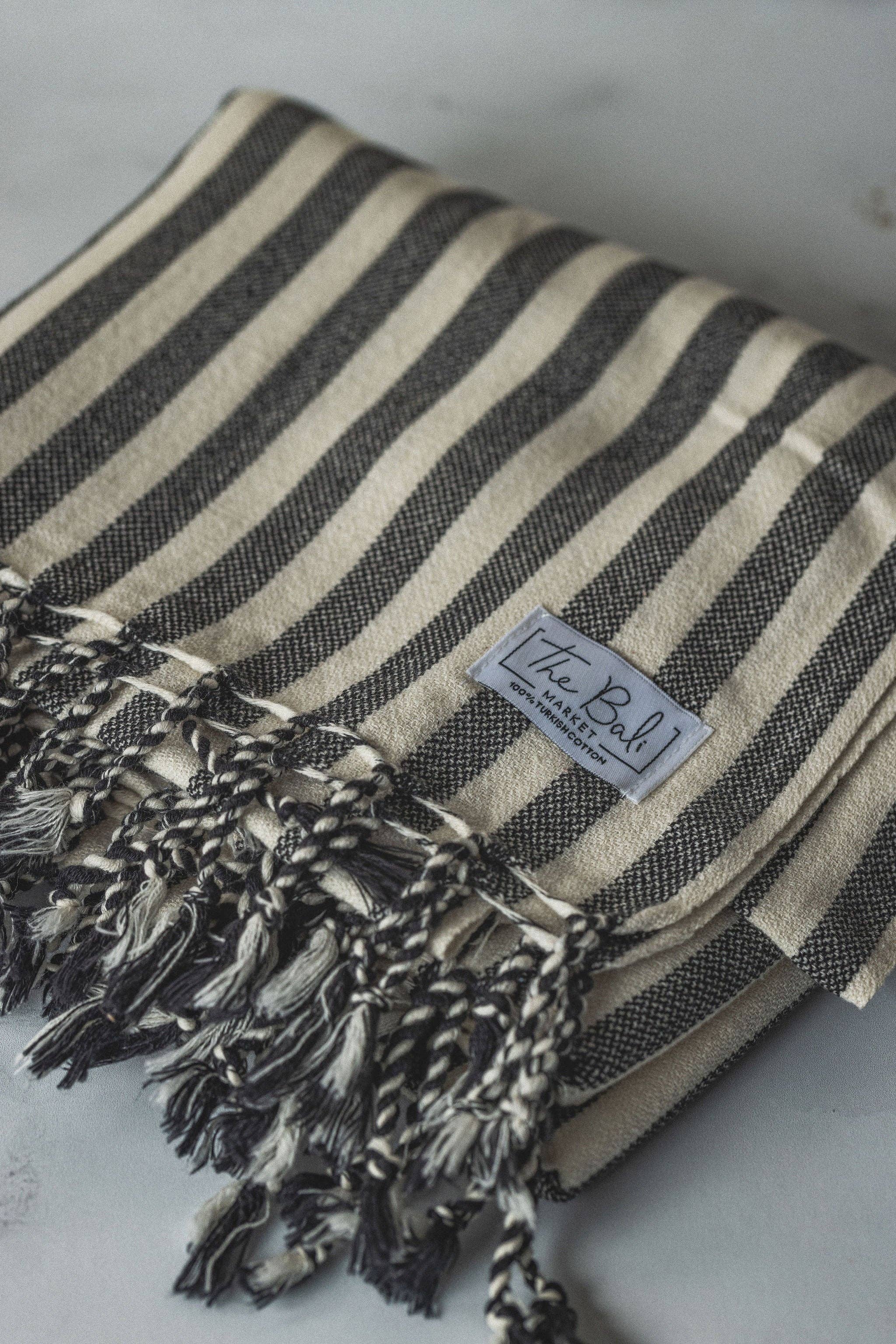The Bali Market - Wholesale Bath Towel - Vertical Stripe Turkish Towel / Throw1