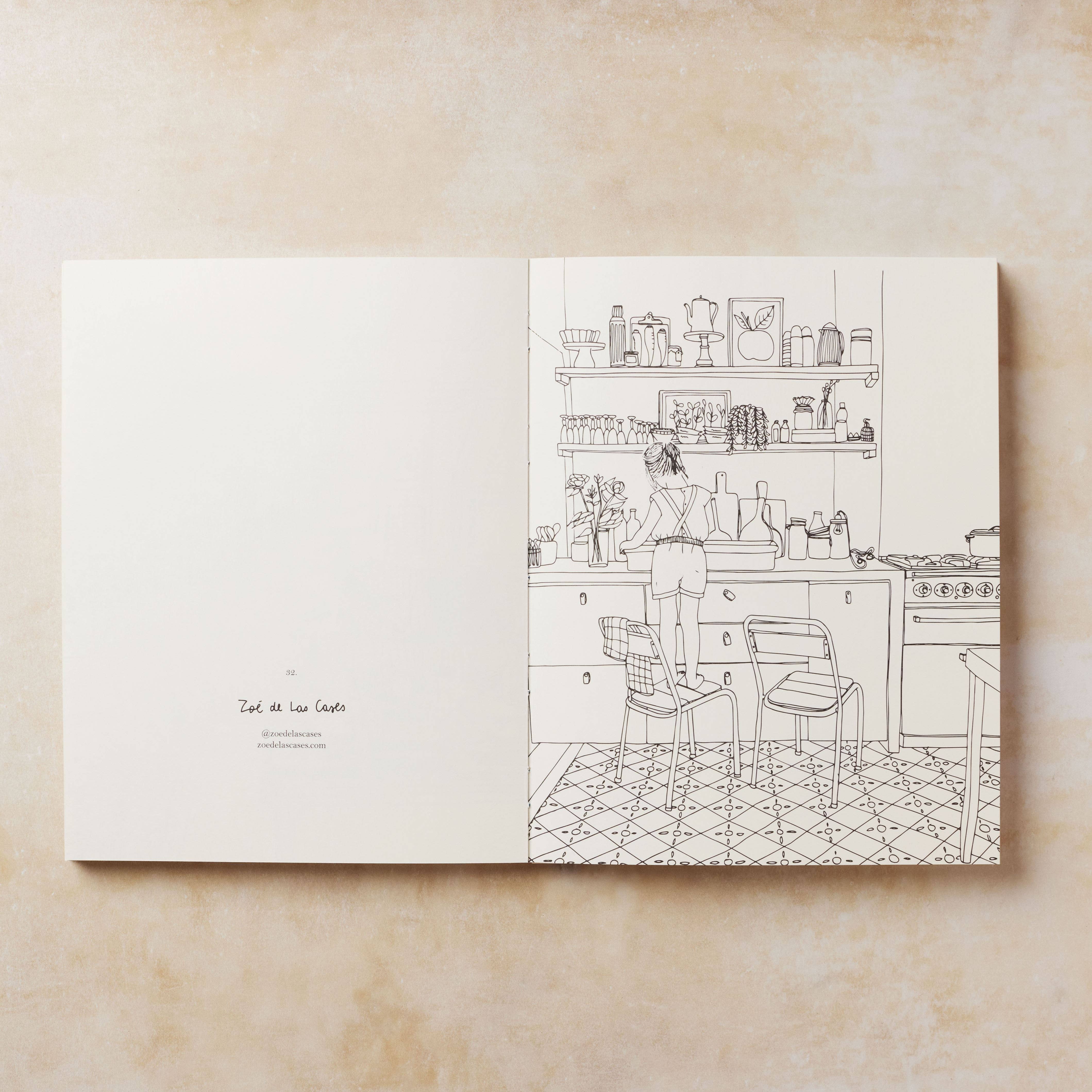 Bookspeed - Wholesale Coloring & Activity Book - Adult - Chez Moi: A Collection Of Beautiful Rooms To Colour In (HB)1