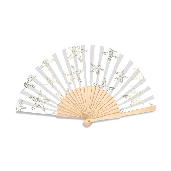 Fantastico Fans Sternfisch Metallischer Fächer 23 cm für den Großhandel von Fantastico Fans UK Limited