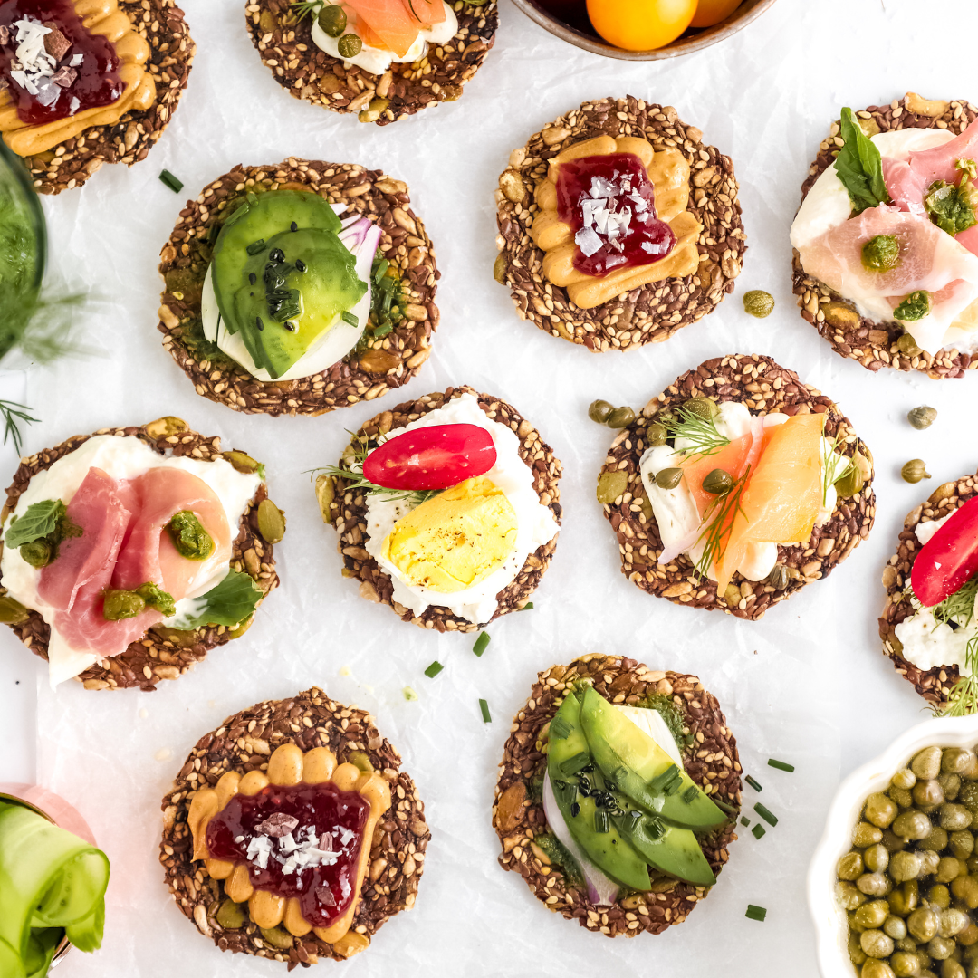 Ella's Flats® - Wholesale Crackers - Everything - All Seed Savory Crisps - Resealable Bag 4.8 oz3