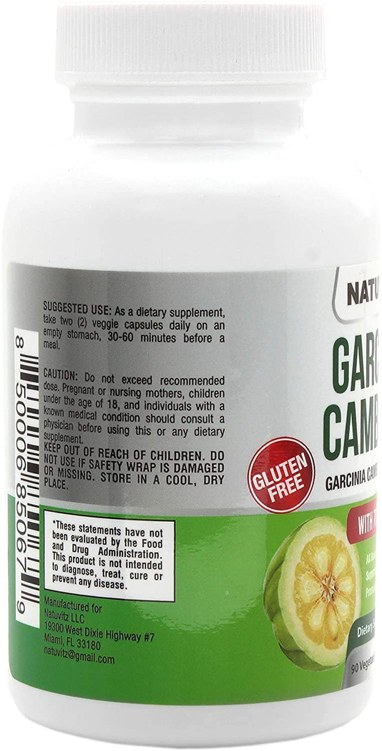 Natuvitz - Wholesale Voedingssupplement/vitamine - Garcinia Cambogia Extract 1600 mg 70% HCA — Ondersteunt en impr6