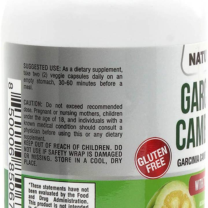 Natuvitz - Wholesale Voedingssupplement/vitamine - Garcinia Cambogia Extract 1600 mg 70% HCA — Ondersteunt en impr6