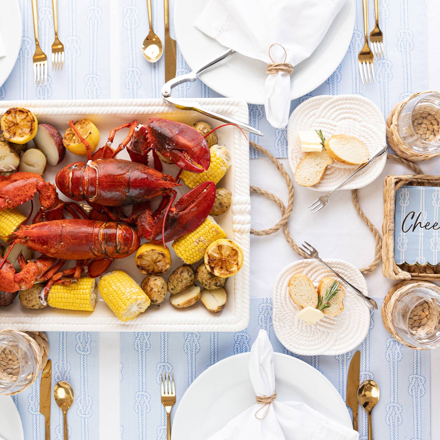 8 Oak Lane - Venta al por mayor Bandejas/platos/boles decorativos - Plato de cuerda3