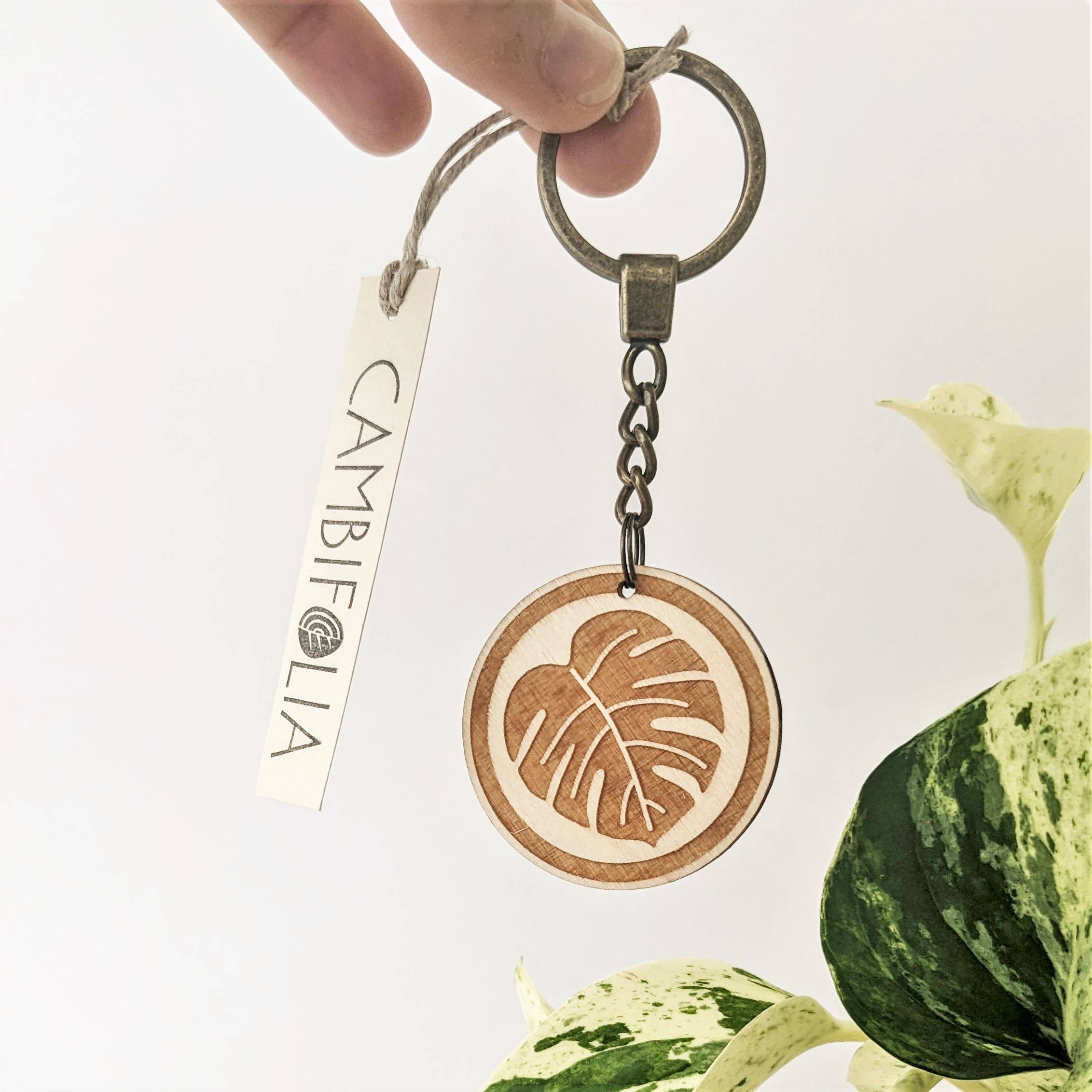 CAMBIFOLIA - Wholesale Keychain - Unisex - Monstera keychain0