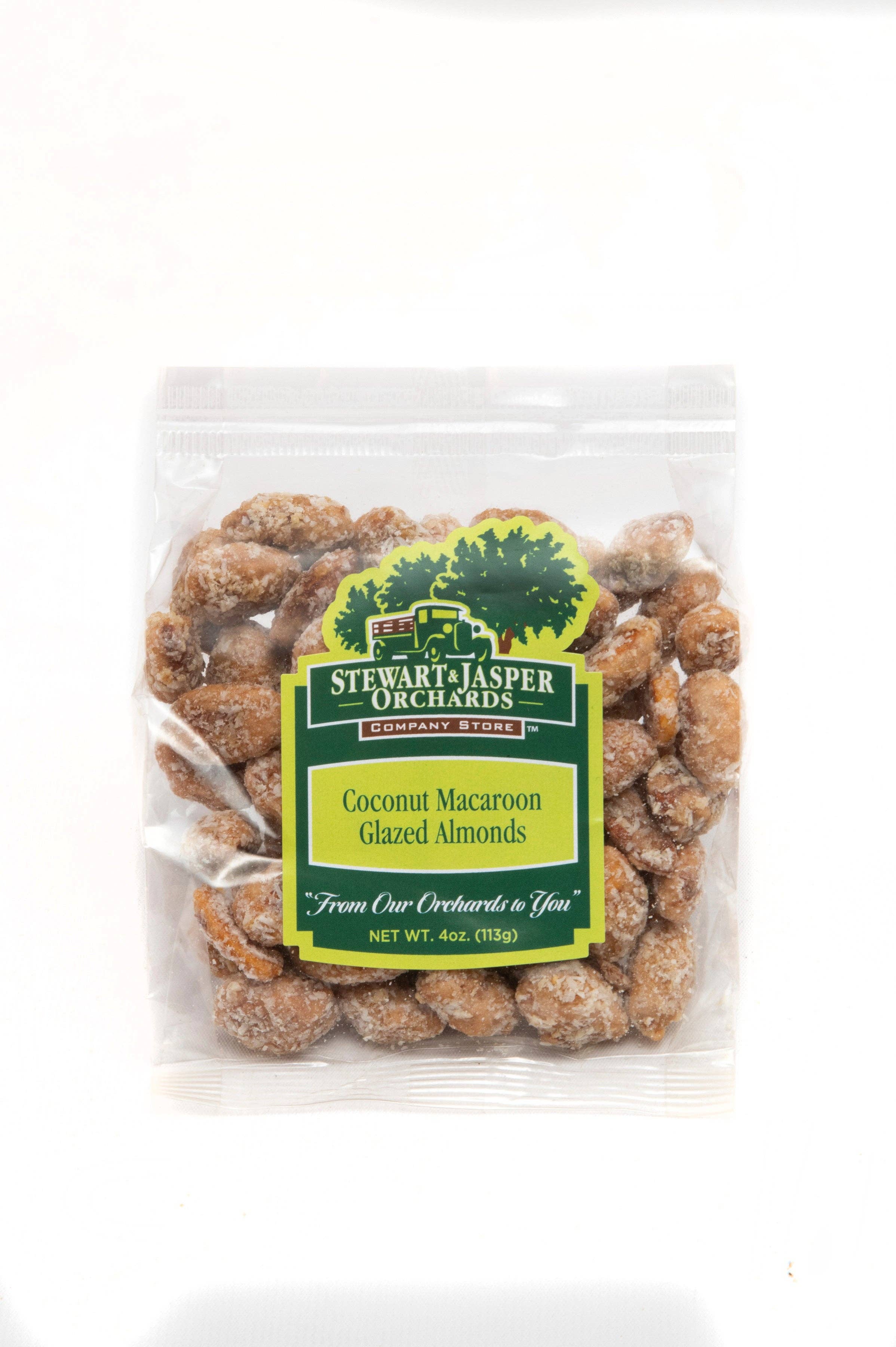 Stewart & Jasper Orchards - Wholesale Nuts - Coconut Macaroon Glazed Almonds0