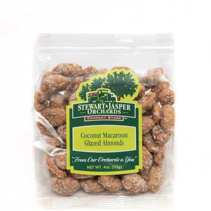 Stewart & Jasper Orchards - Vente Noix - Amandes glacées au macaron à la noix de coco