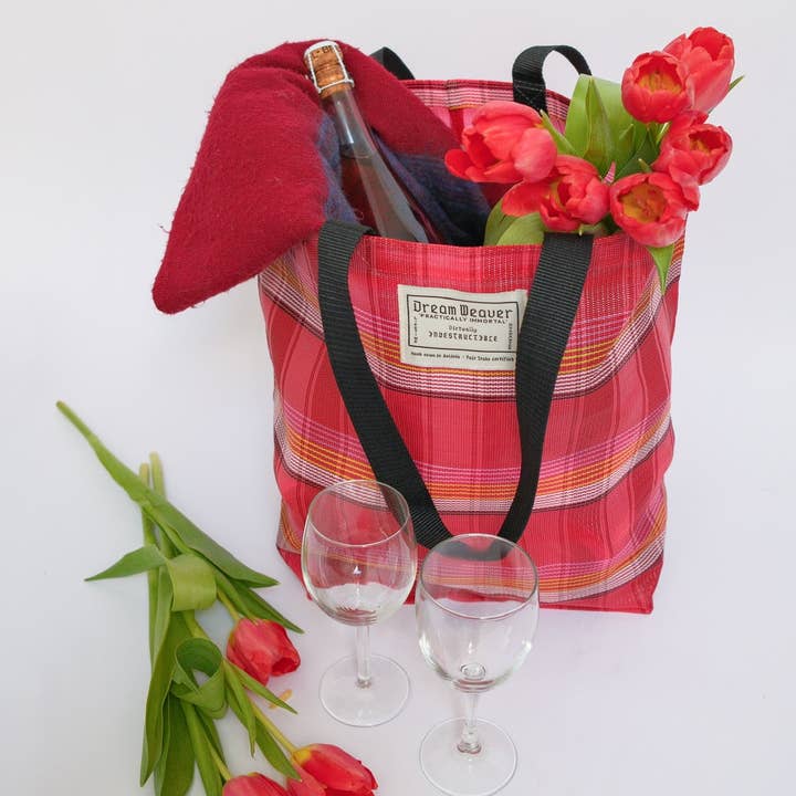 The Bodega Market Bag - Rio Stripe for wholesale by DreamWeaver