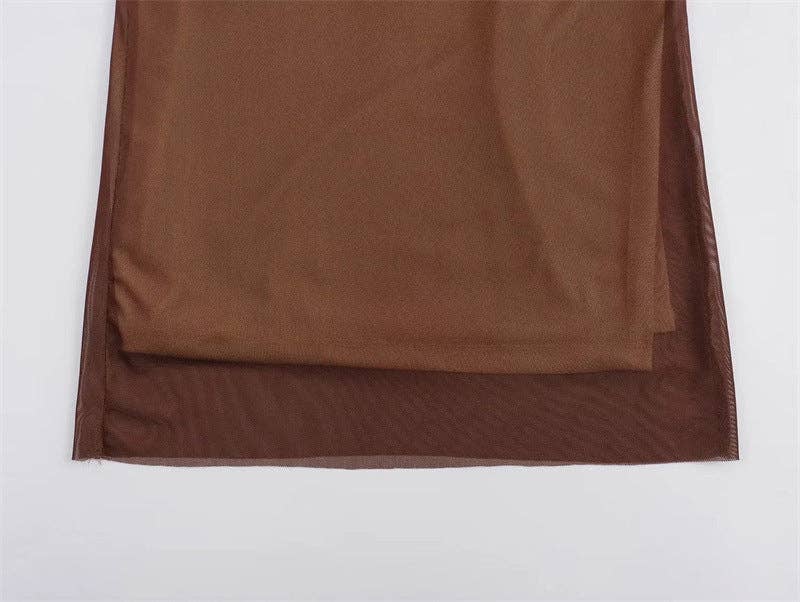 Marayn - Wholesale Dress - Women's - VintageInspired Silk Print Dress Autumns Chic Global Style13