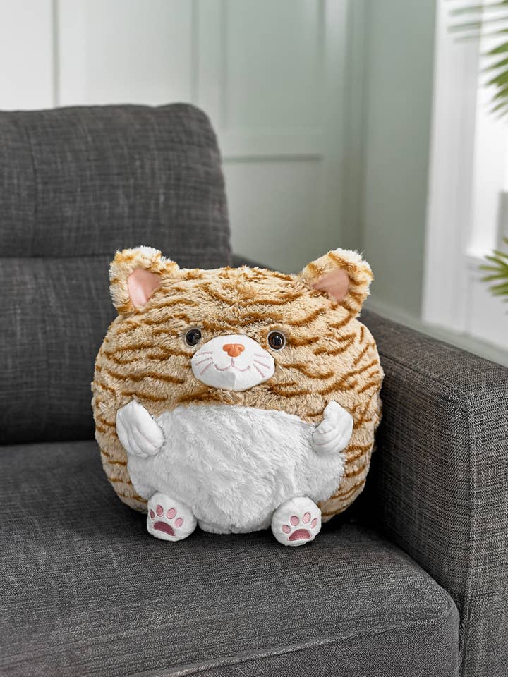 Calentador de Manos Suave y Acogedor Gato Atigrado Gigante para venta al por mayor de Cozy Time Ltd