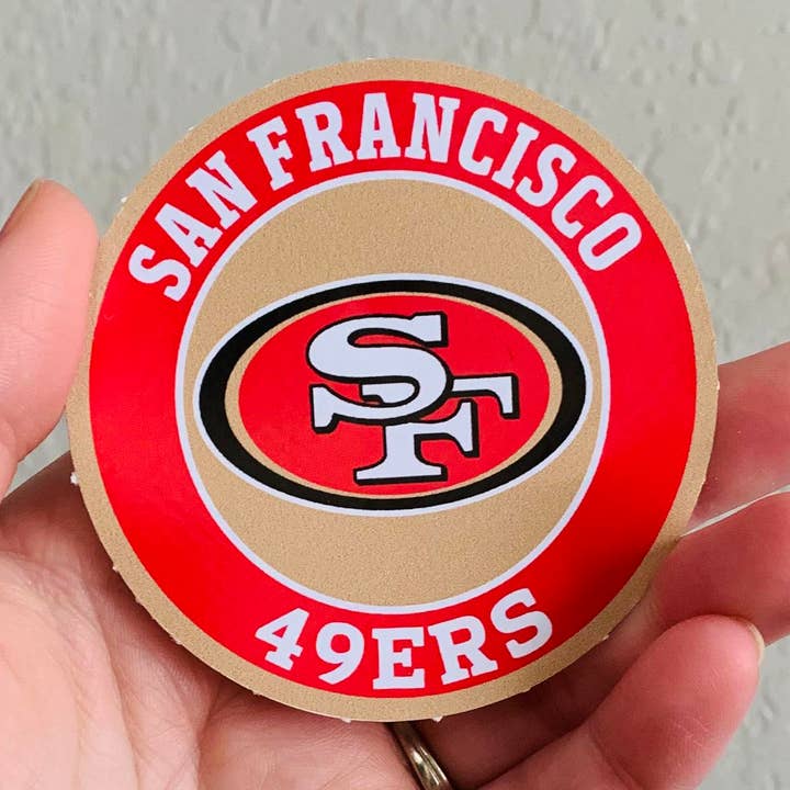 Autocollants/aimants pour l'équipe de la NFL des 49ers pour la vente par Oily Graphic Creations