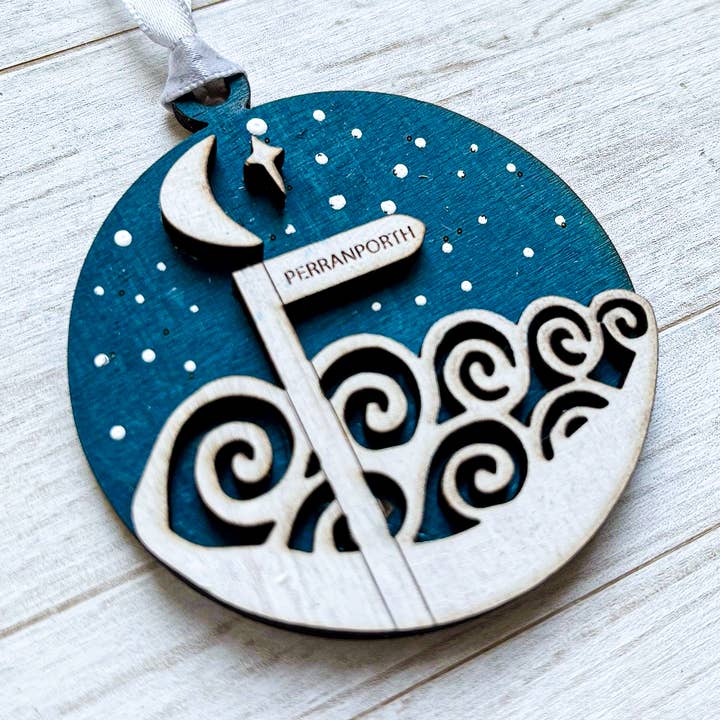 Kystplaceringsskilt Nattehimmel Julepynt for engroshandel hos Gorgeous Little Bits Ltd