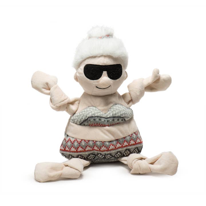 HuggleGroup - Wholesale Pet Plush Toy - Dog - Beach Babe Mrs. C Knottie® Plush Dog Toy