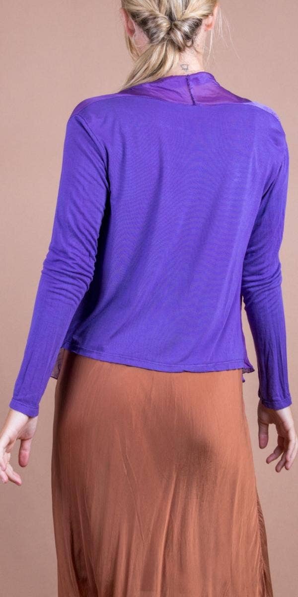 Gigi Moda - Wholesale Cardigan - Women's - Silk Front Cardigan7