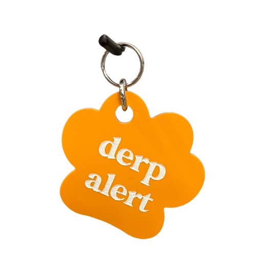 Derp Alert Pet Tag for wholesale by Briggs & Rory