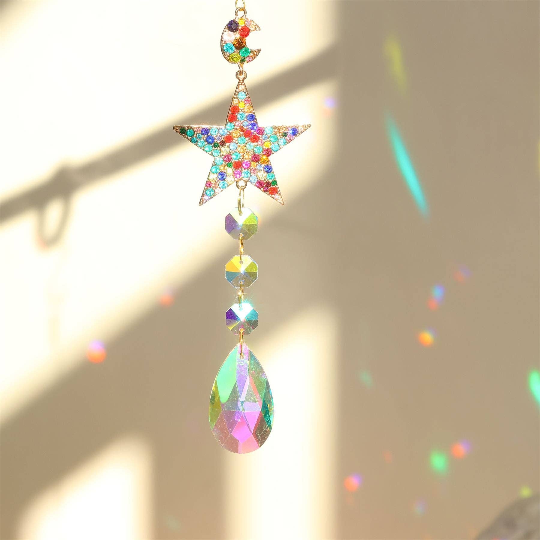 Dipped Shop – wholesale Suncatcher – 3+ Colorful Crystal Suncatcher Hanging DPH19232