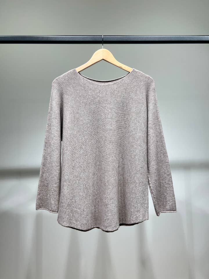 L'Emotion - Wholesale Knit Sweater - Women's - Viscose Round Neck Long Sleeve Knitted Sweater     5