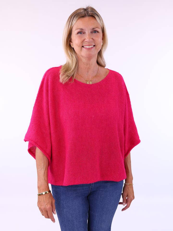 Cadenza Italy Ltd – wholesale Knit top – Women's – Alpaca Blend Short Tunic Top6