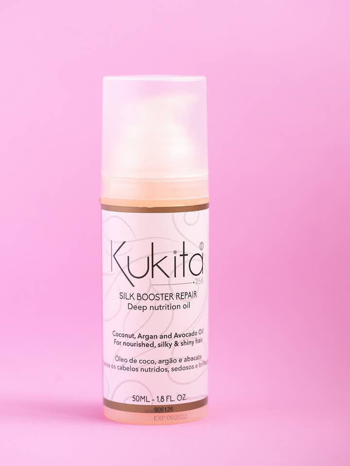 Huile réparatrice Silk Boost pour la vente par Kukita Cosmetics