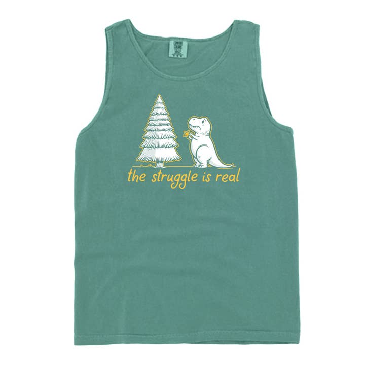 Let's Get This Thread - Wholesale Screen Printed T-Shirt - Unisex - The Struggle is Real Tree Rex13
