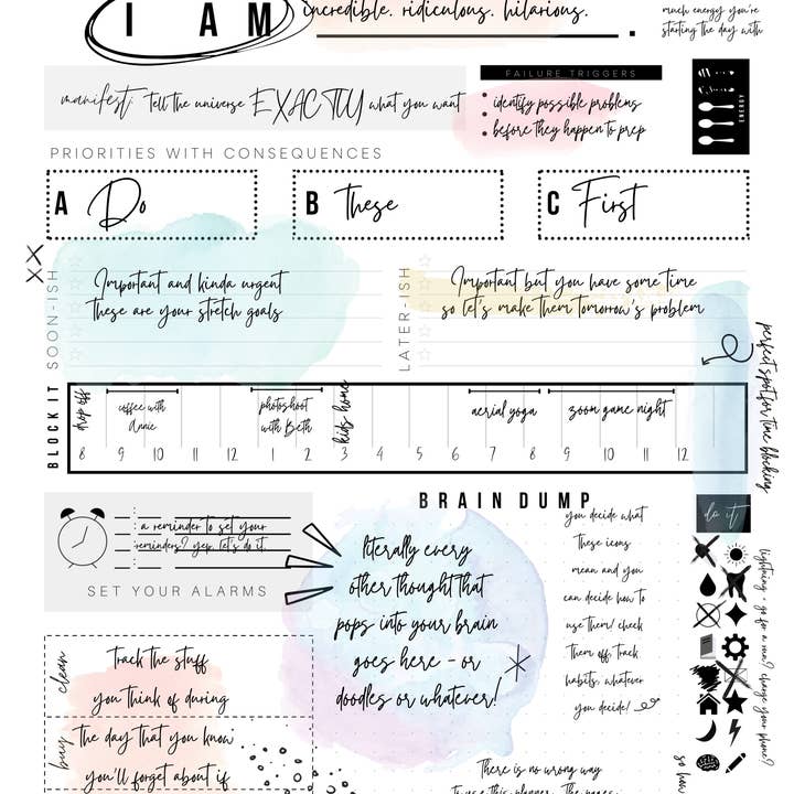 Imperfect Inspiration - Wholesale Planner - Daily ADHD Notepad Planner1