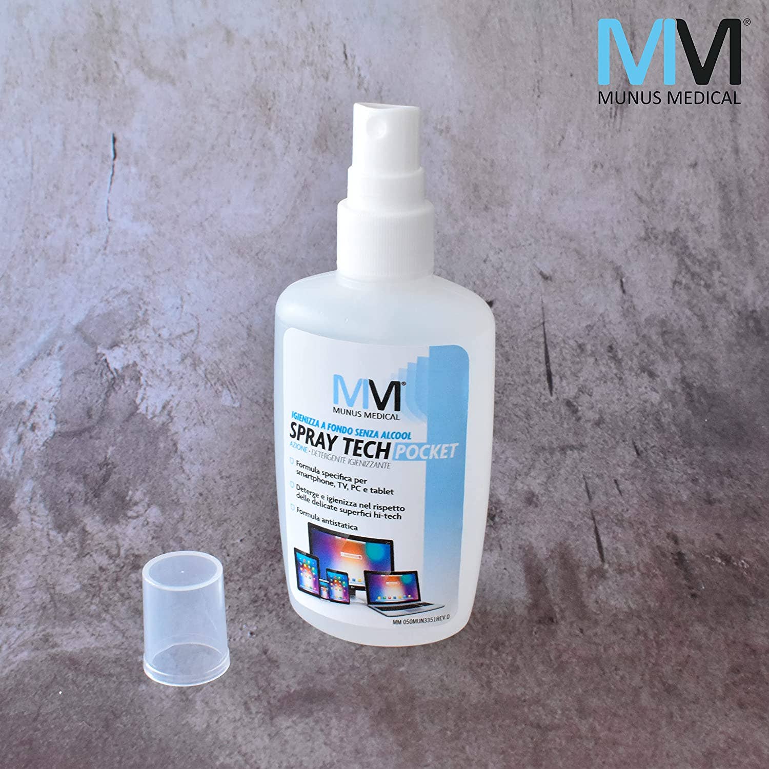 Munus Medical - Wholesale Spray Bottle - Tech screen cleaner with antistatic formula10