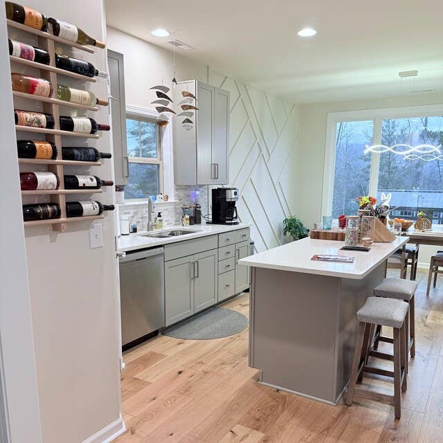 DmsDesignTeam – wholesale Wall-mounted shelf – Unique Vertical Oak Wine Rack12