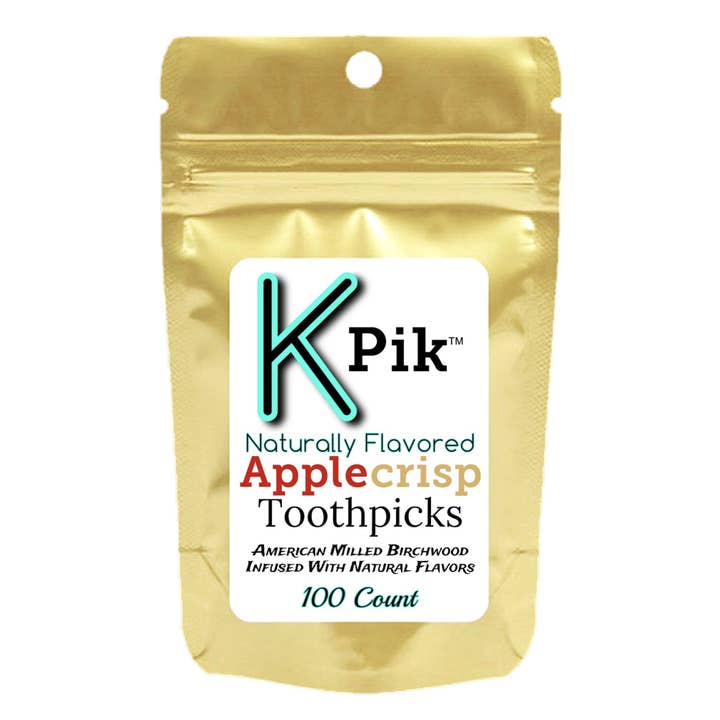 100ct Applecrisp Flavored Toothpicks for wholesale by K-Pik