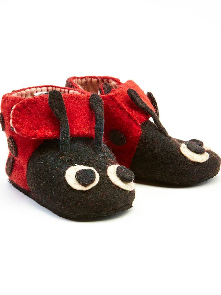 Silk Road Bazaar - Wholesale Booties - Baby - Ladybug Zooties 1-2 YR