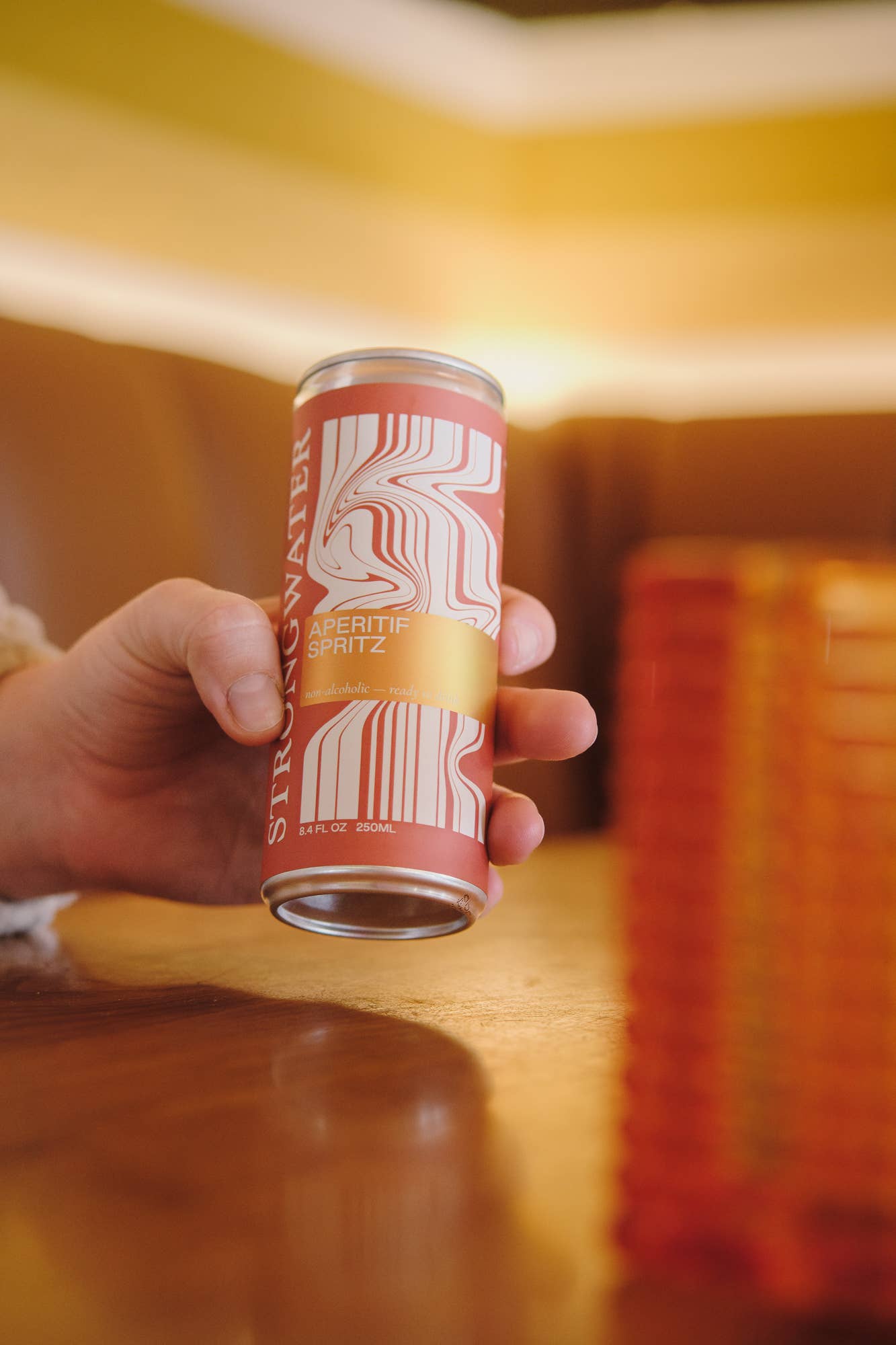 Strongwater - Wholesale Non-Alcoholic Aperitif/Mocktail - Sparkling NA Aperitif Spritz - Aperol Spritz Mocktail5