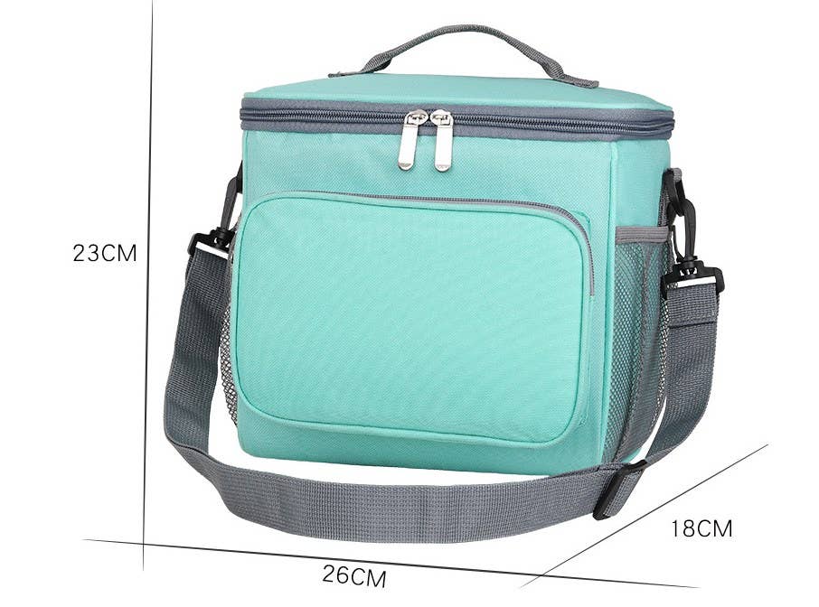UNISHE - Wholesale Cooler/Cooler Bag - Plain Zipper Closure Pockets Cooler Bag MOQ 3pcs ZZKF8336