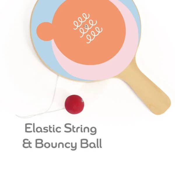 Hippychick - Wholesale Wood Toy - Kids - Classic World Paddle Ball Wooden Hand-Eye Coordination Toy2