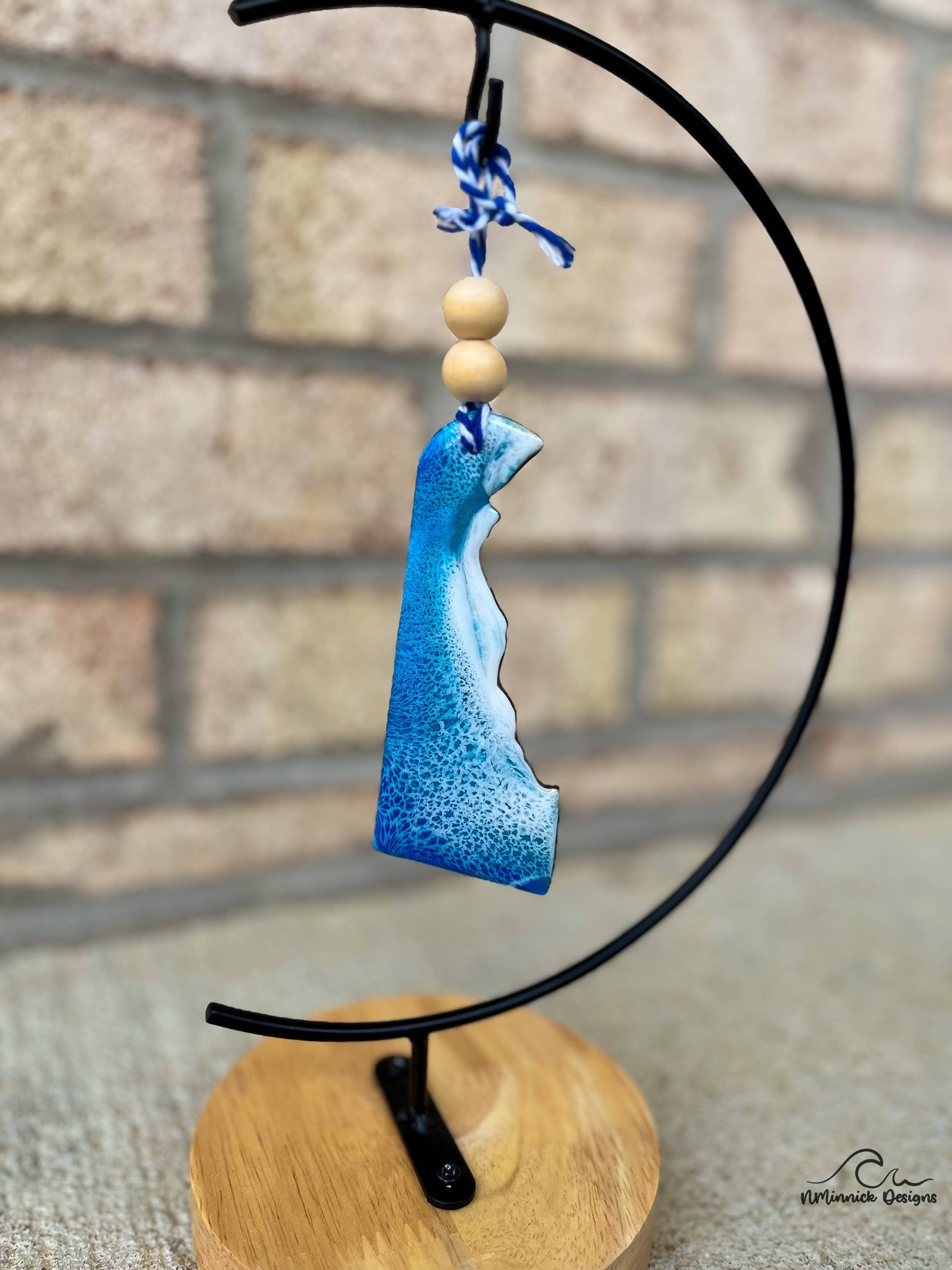 NMinnick Designs - Wholesale Ornament - Delaware Beach Ornament